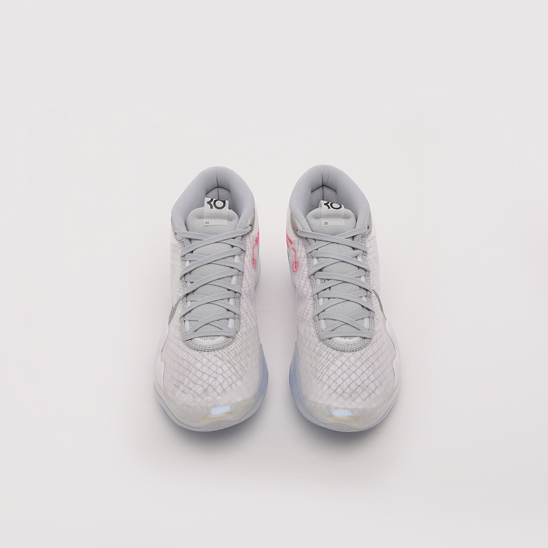 белые баскетбольные кроссовки Nike Zoom KD12 NRG CK1195-101 - цена, описание, фото 4